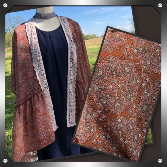 Jolt Tops - Jolt Sheer Cardigan, Size XL